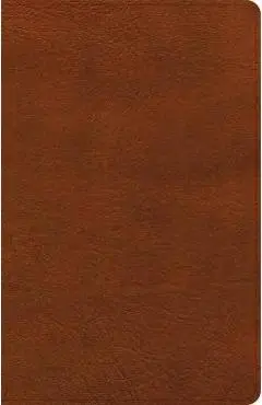 NASB Large Print Personal Size Reference Bible, Burnt Sienna Leathertouch - Holman Bible Publishers