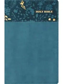 NASB, Personal Size Bible, Large Print, Leathersoft, Teal, Red Letter, 1995 Text, Comfort Print/Zondervan
