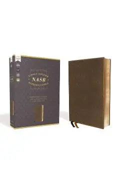 Nasb, Single-Column Reference Bible, Leathersoft, Brown, 1995 Text, Comfort Print - Zondervan