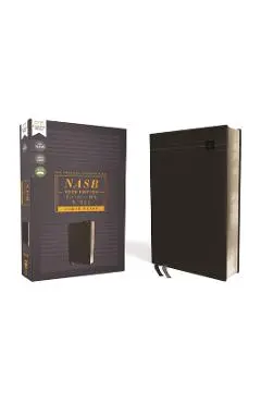 Nasb, Thinline Bible, Large Print, Leathersoft, Black, Red Letter Edition, 2020 Text, Comfort Print - Zondervan