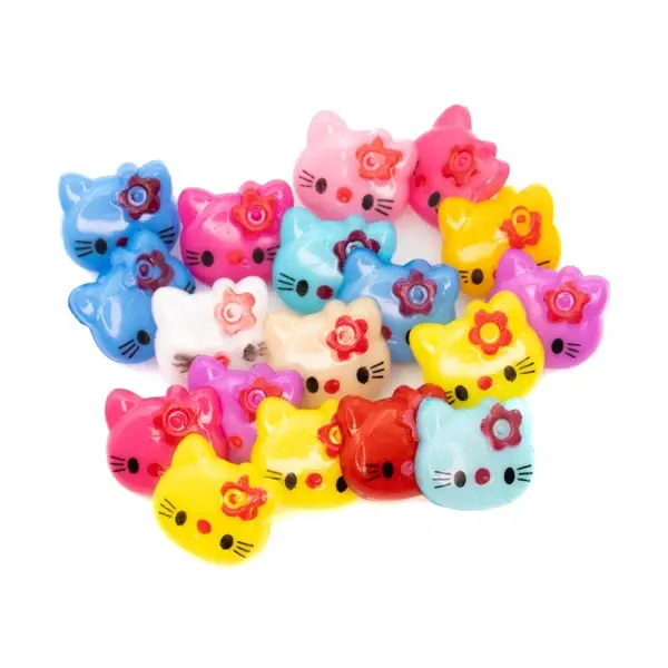 Nasturi pisicuta pentru activitati crafts,1.5 cm,18 bucati set