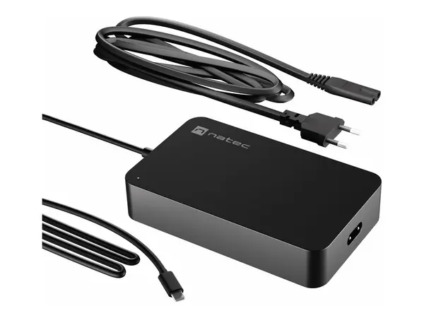 Natec Grayling USB C 45W - Incarcator Laptop Tableta Telefon, Power Delivery, 45W 2,7 m, 45 W