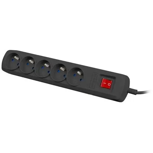 natec Prelungitor Natec , 1,5m , 5 prize , Negru