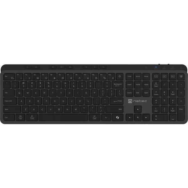 natec Tastatura Natec MEDUSA, USB, Wireless/Bluetooth, 21 taste functionale, Negru