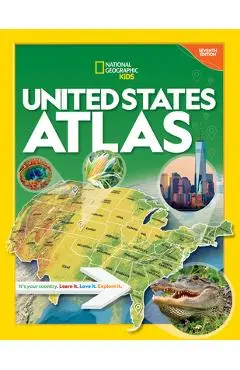 National Geographic Kids United States Atlas 7th Edition - National Geographic