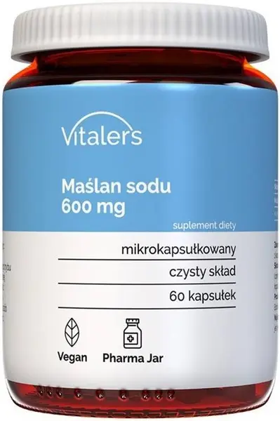 Natriu butirat, 600 mg, 60 capsule, Vitaler's
