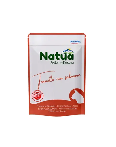 NATUA Natural ton cu somon în jeleu pentru pisici 70 g