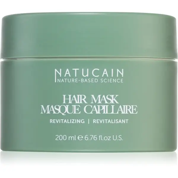 Natucain Revitalizing Hair Mask mască profund fortifiantă pentru păr pentru părul slab cu tendință de cădere 200 ml
