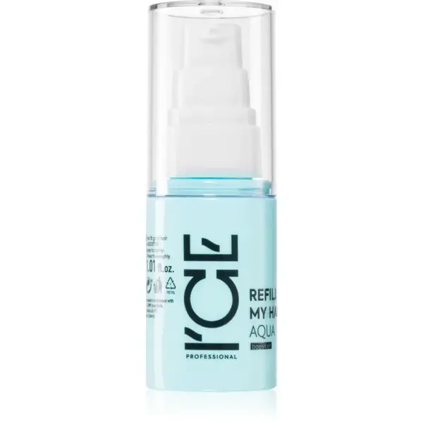 Natura Siberica ICE Professional Refill My Hair produs concentrat pentru ingrijire pentru hidratare intensa Aqua Booster 30 ml