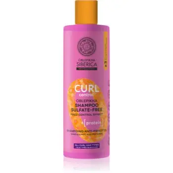 Natura Siberica Oblepikha Siberica Curl Control șampon cu proteine pentru păr creț