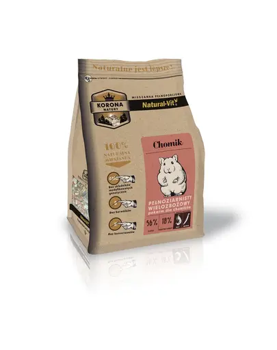 NATURAL-VIT Korona Natury amestec complet pentru hamsteri 750 g