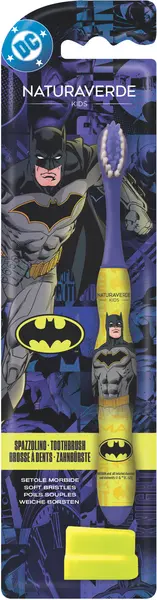 Naturaverde Periuță de dinți pentru copii Batman, cu capac