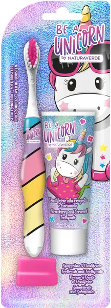 Naturaverde Set pentru igiena orală Be A Unicorn, 2 piese