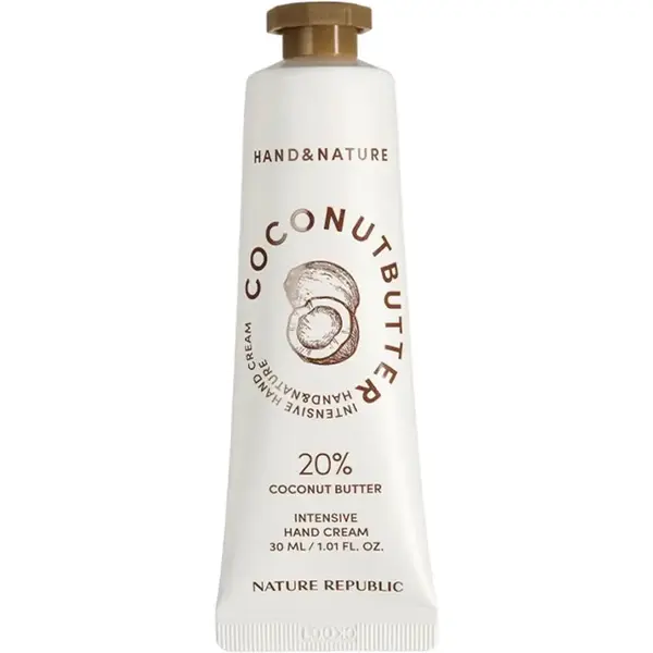 Nature Republic - Hand & Nature Coconut Butter Intensive Hand Cream, 30ml