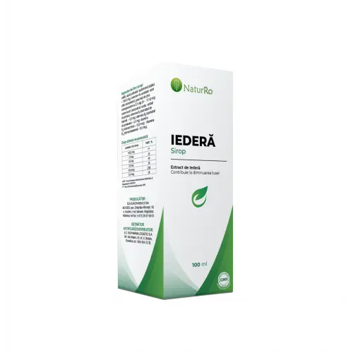 NaturRo Iedera sirop x 100ml Zephyr Labs