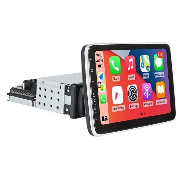 Navigatie 1DIN cu Android Ford Transit 2000 - 2006, 4GB RAM, Radio GPS Dual Zone, Display HD IPS 10" reglabil 360 grade, Internet Wi-Fi si slot SIM 4G, Bluetooth, MirrorLink, USB