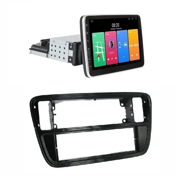 Navigatie 1DIN cu Android Seat Mii 2011 - 2019, 2GB RAM, Radio GPS Dual Zone, Display HD 10" Touchscreen reglabil 360 grade, Internet Wi-Fi, Bluetooth, MirrorLink, USB