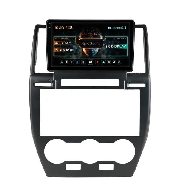 Navigatie 2K Land Rover Freelander 2 (2006-2012), Android, S-Quadcore 4GB RAM + 64GB ROM, 9.5 Inch - AD-BGS90042K+AD-BGRKIT430