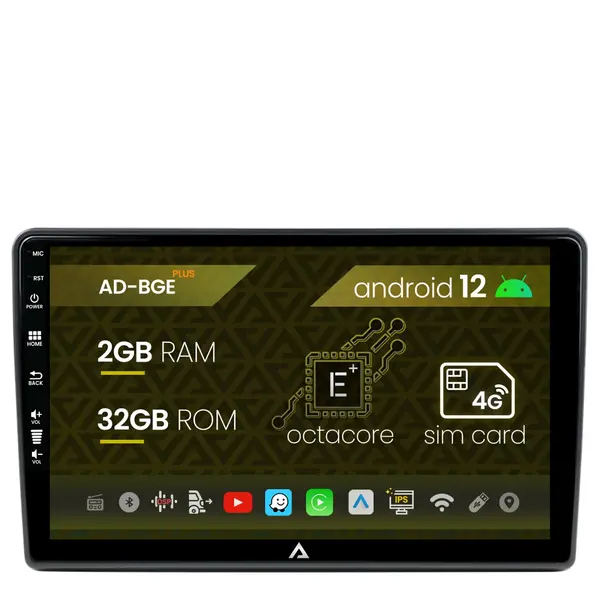 Navigatie All-in-one Universala, Android, E-Octacore 2GB RAM + 32GB ROM, 10.1 Inch - AD-BGE10002
