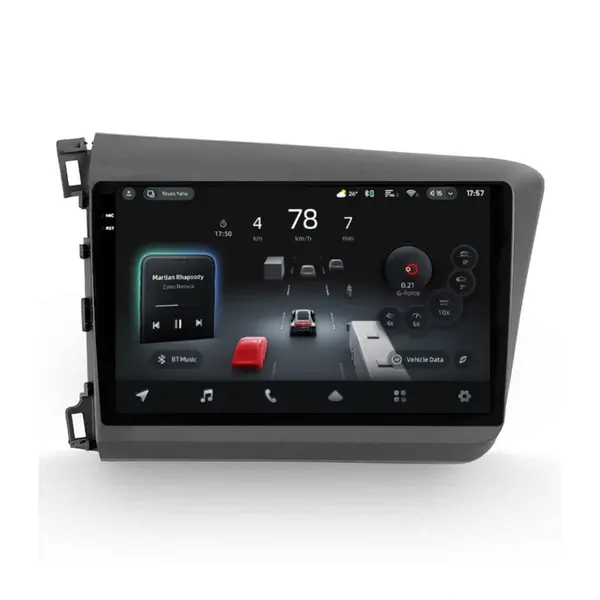 Navigatie Auto cu Asistenta AI Teyes CC4 PRO Honda Civic 9 2011-2017 8+128GB 9.5" QLED, Android 13, 5G, 7.1 DSP, CarPlay