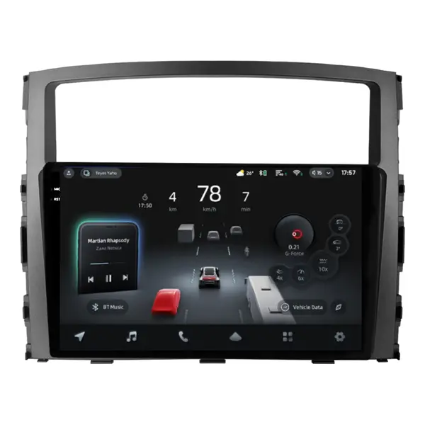 Navigatie Auto cu Asistenta AI Teyes CC4 PRO Mitsubishi Pajero 4 V80 2006-2021 8+128GB 9.5" QLED, Android 13, 5G, 7.1 DSP, CarPlay