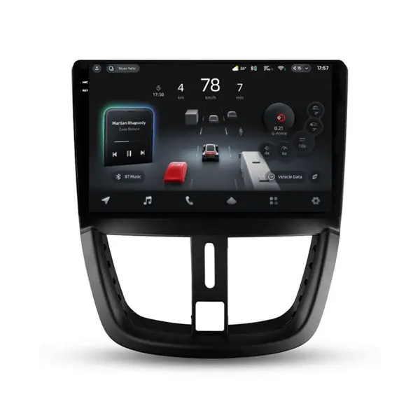 Navigatie Auto cu Asistenta AI Teyes CC4 PRO Peugeot 207 2006-2015 8+128GB 9.5" QLED, Android 13, 5G, 7.1 DSP, CarPlay