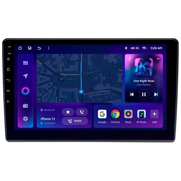 Navigatie Auto MOSS M2 Fiat 500 L 2012-2018 4+32GB 10" IPS Octa-core 1.6Ghz, Android 4G Bluetooth 5.1 DSP