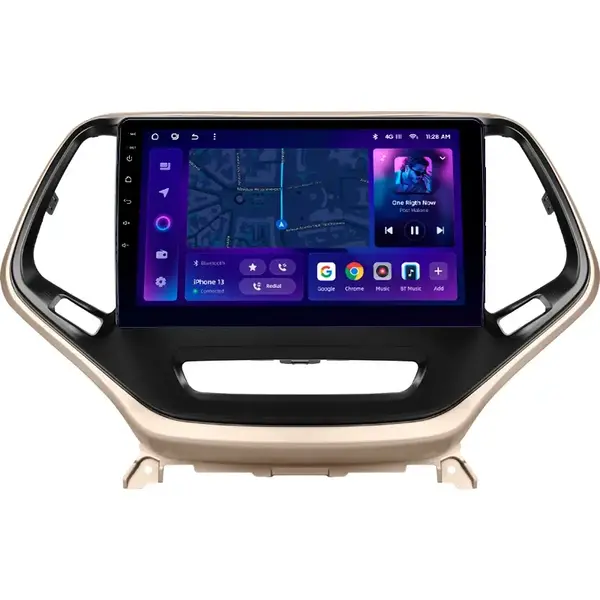 Navigatie Auto MOSS M2 Jeep Cherokee 5 2015-2018 4+64GB 10" IPS Octa-core 1.6Ghz, Android 4G Bluetooth 5.1 DSP