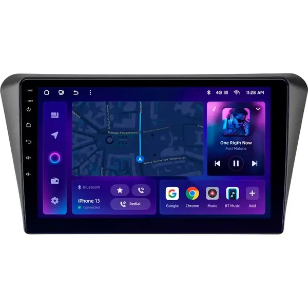 Navigatie Auto MOSS M2 Peugeot 408 2014-2018 4+64GB 10" IPS Octa-core 1.6Ghz, Android 4G Bluetooth 5.1 DSP