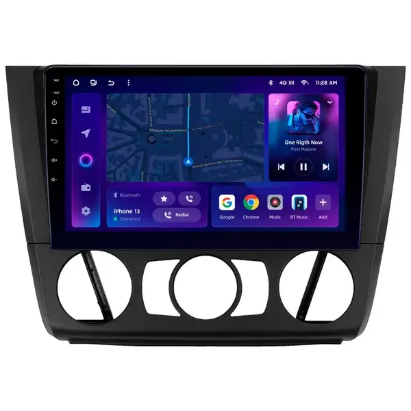 Navigatie Auto MOSS M3 BMW Seria 1 E82 2004-2013 4+32GB 9" QLED Octa-core 2Ghz, Android 4G Bluetooth 5.1 DSP
