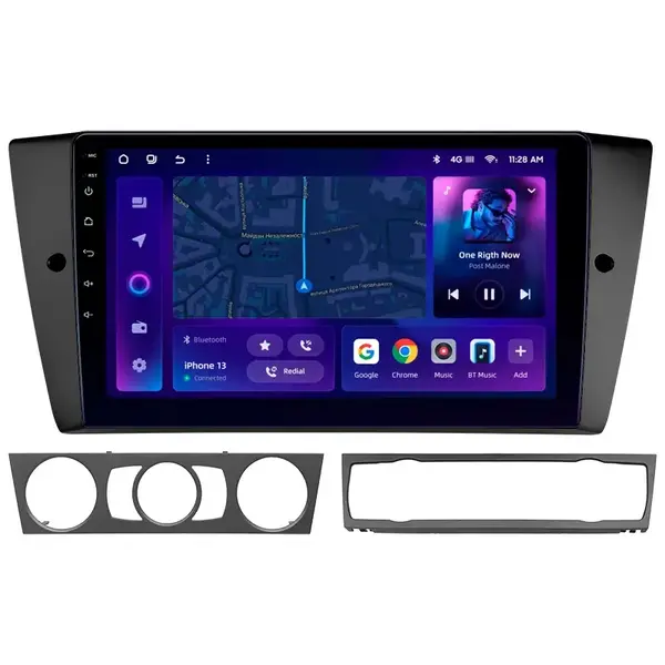 Navigatie Auto MOSS M3 BMW Seria 3 E91 2005-2013 4+32GB 9" QLED Octa-core 2Ghz, Android 4G Bluetooth 5.1 DSP