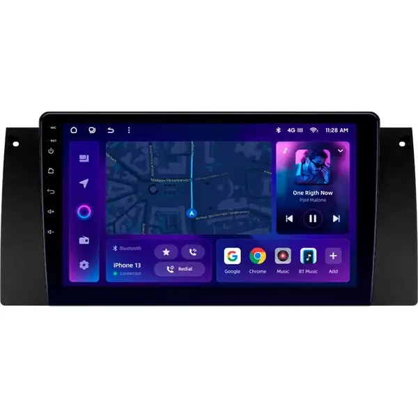 Navigatie Auto MOSS M3 BMW Seria 5 E39 1995-2003 4+32GB 9" QLED Octa-core 2Ghz, Android 4G Bluetooth 5.1 DSP