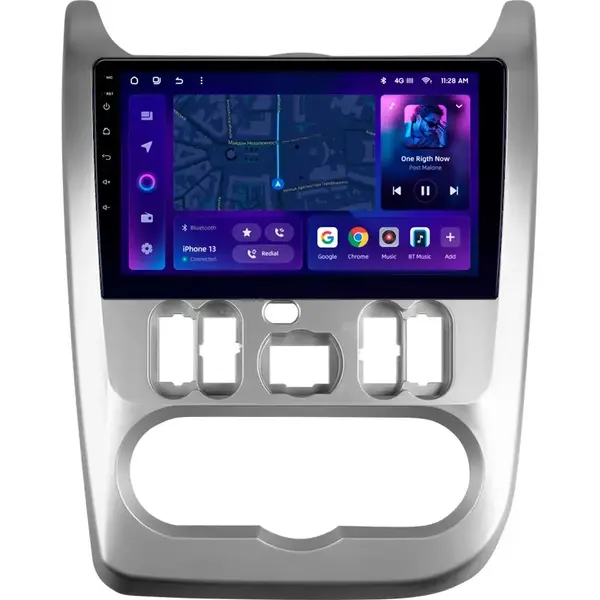 Navigatie Auto MOSS M3 Dacia Sandero 1 2008-2012 4+32GB 9" QLED Octa-core 2Ghz, Android 4G Bluetooth 5.1 DSP
