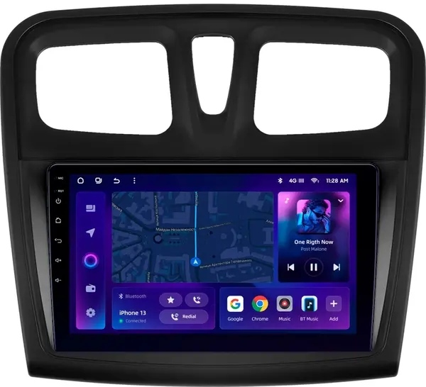 Navigatie Auto MOSS M3 Dacia Sandero 2 2017-2022 4+32GB 9" QLED Octa-core 2Ghz, Android 4G Bluetooth 5.1 DSP