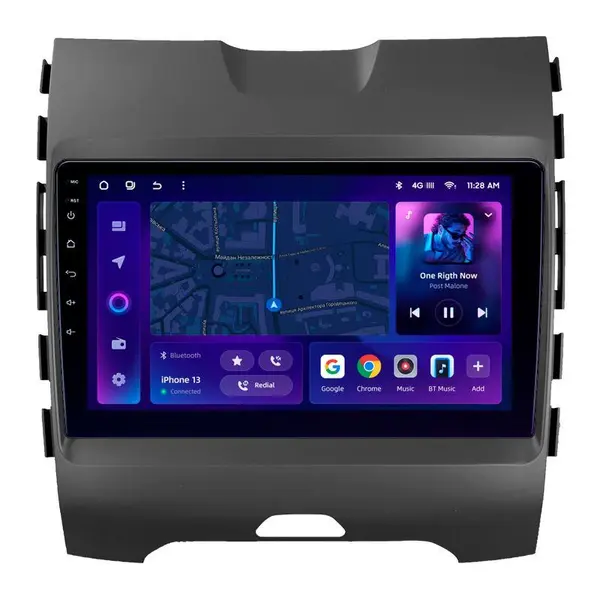 Navigatie Auto MOSS M3 Ford Edge 2 2015-2018 4+32GB 9" QLED Octa-core 2Ghz, Android 4G Bluetooth 5.1 DSP