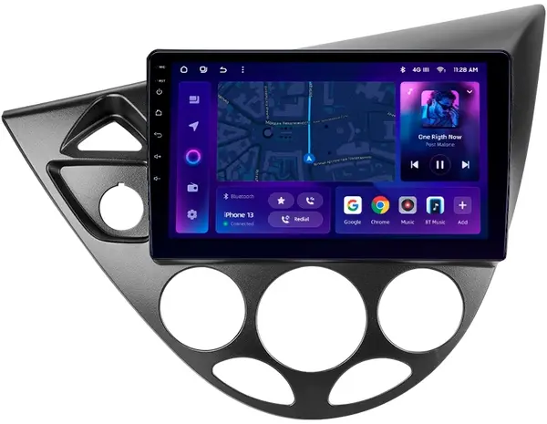 Navigatie Auto MOSS M3 Ford Focus 1 1998-2005 4+32GB 9" QLED Octa-core 2Ghz, Android 4G Bluetooth 5.1 DSP