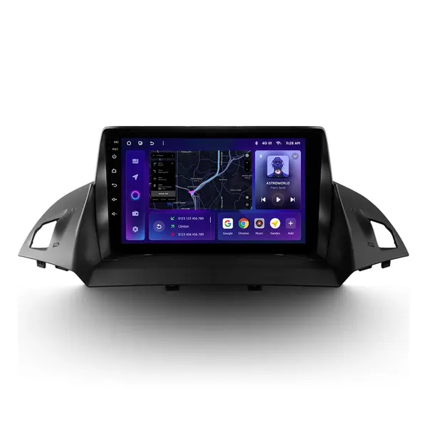 Navigatie Auto MOSS M3 Ford Kuga 2013-2019 4+32GB 9" QLED Octa-core 2Ghz, Android 4G Bluetooth 5.1 DSP