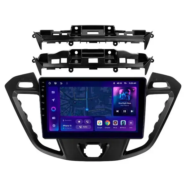 Navigatie Auto MOSS M3 Ford Transit Custom 2012-2023 4+32GB 9" QLED Octa-core 2Ghz, Android 4G Bluetooth 5.1 DSP