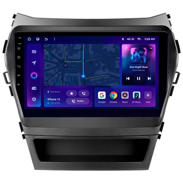 Navigatie Auto MOSS M3 Hyundai Santa Fe 3 2013-2018 4+32GB 9" QLED Octa-core 2Ghz, Android 4G Bluetooth 5.1 DSP