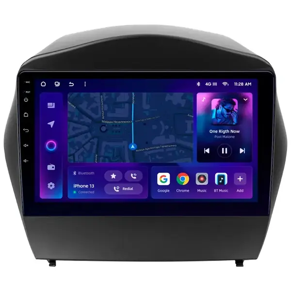 Navigatie Auto MOSS M3 Hyundai Tucson 2 2009-2015 4+32GB 9" QLED Octa-core 2Ghz, Android 4G Bluetooth 5.1 DSP