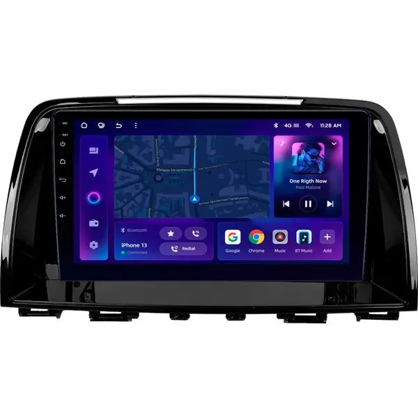 Navigatie Auto MOSS M3 Mazda 6 2012-2017 4+32GB 9" QLED Octa-core 2Ghz, Android 4G Bluetooth 5.1 DSP