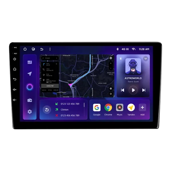 Navigatie Auto MOSS M3 Nissan Murano 2003-2007 4+32GB 9" QLED Octa-core 2Ghz, Android 4G Bluetooth 5.1 DSP