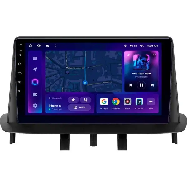 Navigatie Auto MOSS M3 Renault Fluence 2008-2014 4+32GB 9" QLED Octa-core 2Ghz, Android 4G Bluetooth 5.1 DSP