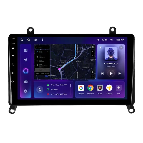 Navigatie Auto MOSS M3 Toyota Hiace H300 6 2019-2022 4+32GB 9" QLED Octa-core 2Ghz, Android 4G Bluetooth 5.1 DSP