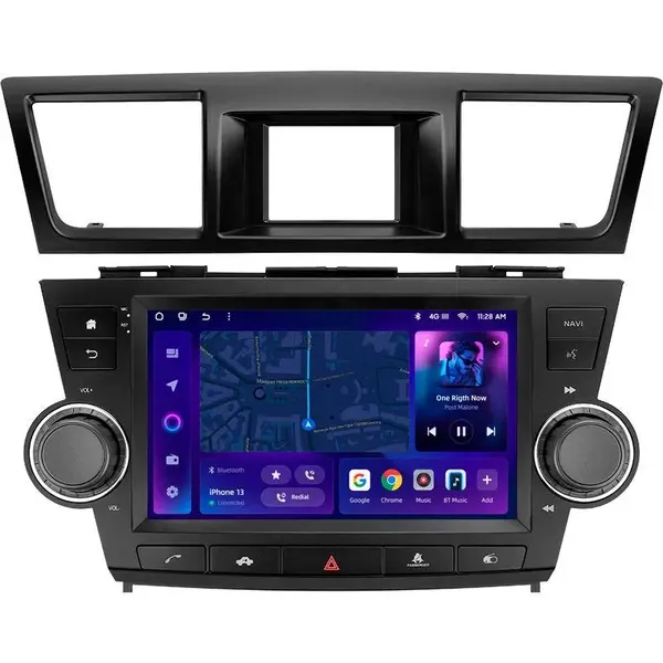 Navigatie Auto MOSS M3 Toyota Highlander 2 2007-2013 4+32GB 9" QLED Octa-core 2Ghz, Android 4G Bluetooth 5.1 DSP