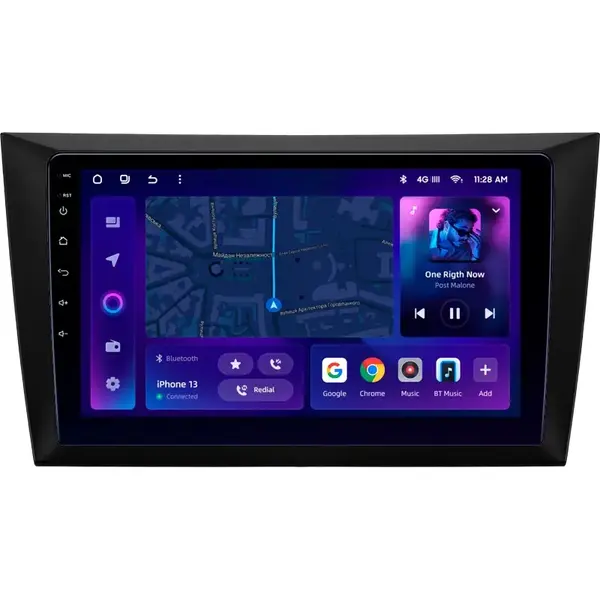 Navigatie Auto MOSS M3 Volkswagen Golf 6 2008-2016 4+32GB 9" QLED Octa-core 2Ghz, Android 4G Bluetooth 5.1 DSP