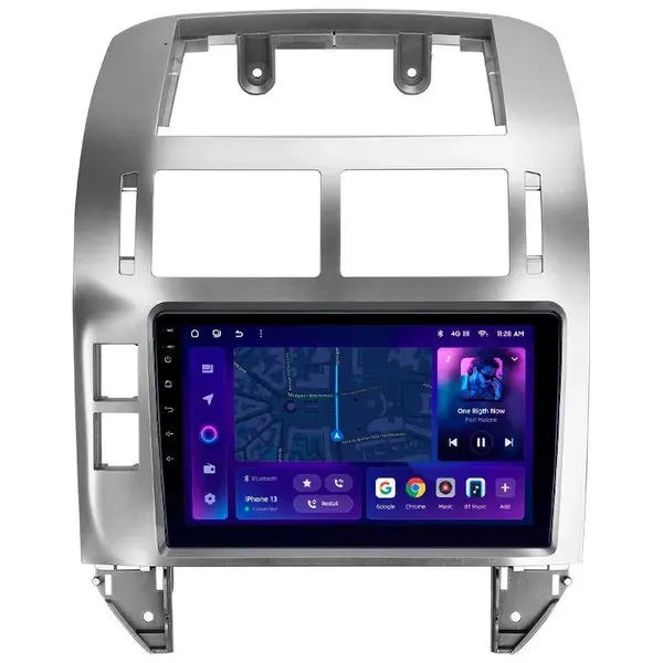 Navigatie Auto MOSS M3 Volkswagen Polo 4 2001-2009 4+32GB 9" QLED Octa-core 2Ghz, Android 4G Bluetooth 5.1 DSP