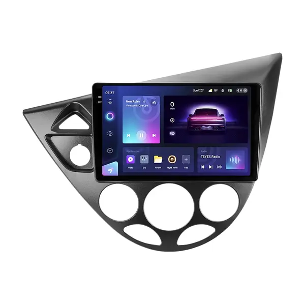 Navigatie Auto Teyes CC3 2K 360 Ford Focus 1 1998-2005 6+128GB 9.5 QLED Octa-core 2Ghz, Android 4G Bluetooth 5.1 DSP