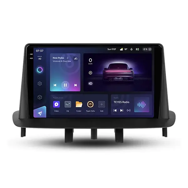 Navigatie Auto Teyes CC3 2K 360 Renault Fluence 2008-2014 6+128GB 9.5 QLED Octa-core 2Ghz, Android 4G Bluetooth 5.1 DSP