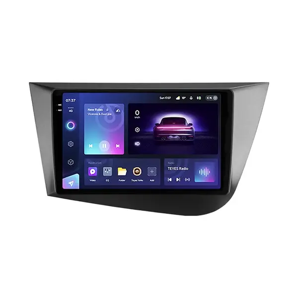 Navigatie Auto Teyes CC3 2K 360 Seat Leon 2 2005-2012 6+128GB 9.5 QLED Octa-core 2Ghz, Android 4G Bluetooth 5.1 DSP